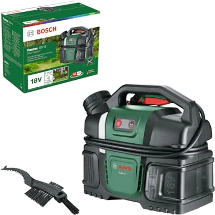 BOSCH Mobiler Bike Cleaner Fontus, Akku-Hochdruckreiniger mit 6-Liter-Wassertank und 20 bar Druck, ohne Akku und Ladegerät – Bild 1