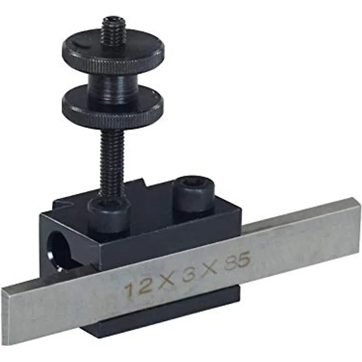 PROXXON 24217 Abstechstahlhalter mit Klinge, passend für Drehmaschine PD250/e, inklusive kobalthaltiger HSS-Klinge 12 x 3 x 85mm