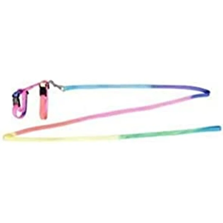 Karlie Art Sportiv Plus Kaninchengeschirr und -Leine L: 140 cm B: 10 mm regenbogen mix