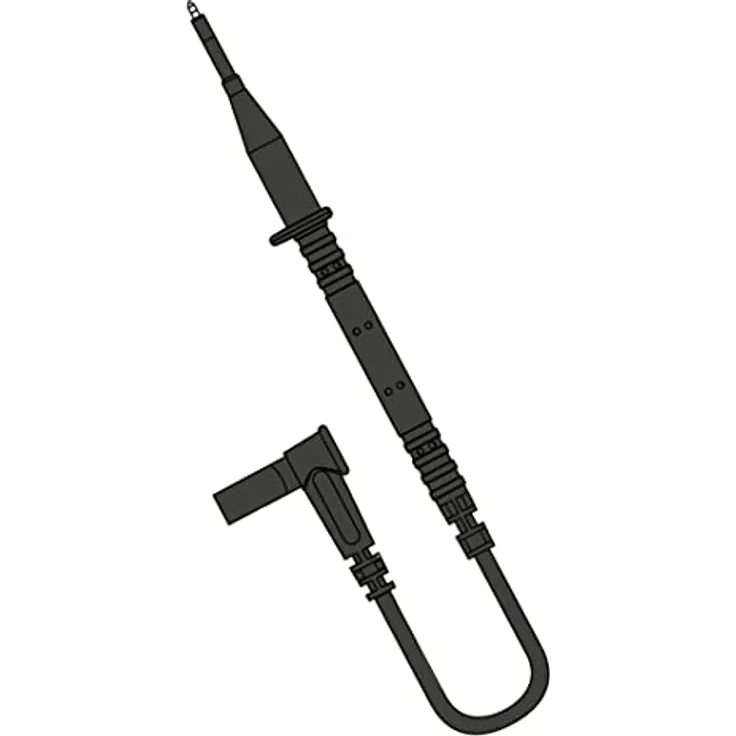 Chauvin Arnoux Messleitungs-Set [4mm Sicherheits-Stecker - 4mm Sicherheits-Buchse] 0.85m Rot, Schwar