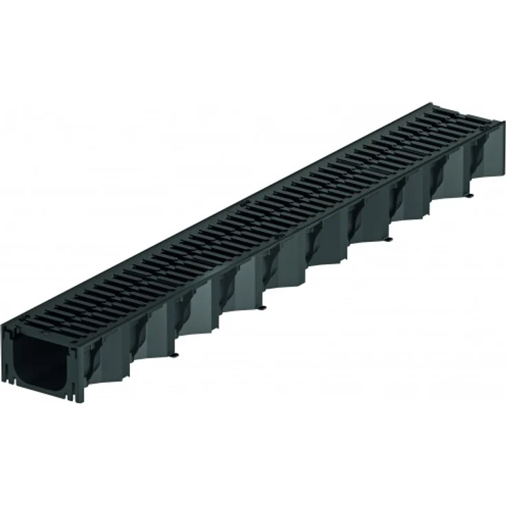 ACO Self Hexaline 2.0 Rinnenkörper inkl. Microgrip-Rost 1000 mm – Bild 1