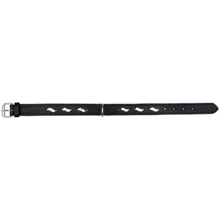 Trixie Active Halsband mit Applikationen schwarz M: 37-44 cm/25 mm