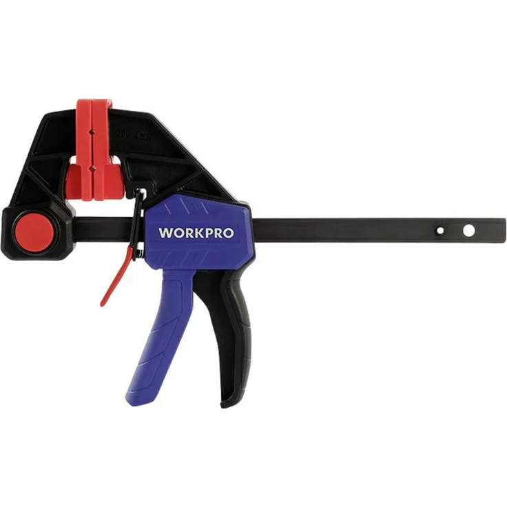 WorkPro Einhandzwinge Heavy Duty WP232039, 150 mm Länge, robuste Konstruktion für präzise Anwendungen