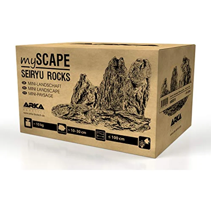 ARKA mySCAPE-Rocks Seiryu | Mini-Landschaft | Natur Aquarium Steine für einzigartige Aquascapes im Süßwasser Aquarium & Aufbauten in jedem Terrarium | Ca. 10-30 cm | Ideal zu bepflanzen | Inhalt: 10kg – Bild 4