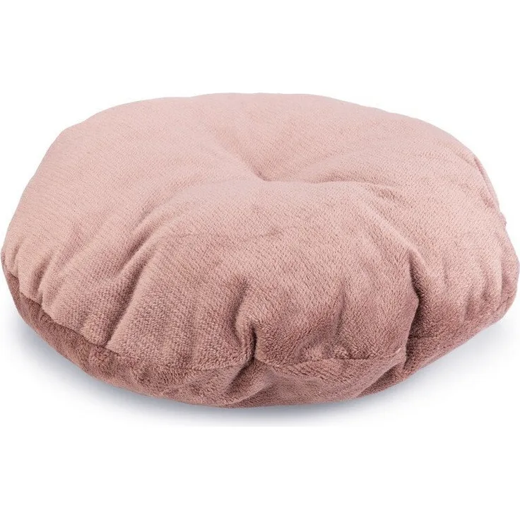 Designed By Lotte Tierbett Katzen Korb Ribbed pink, weicher Korb mit erhöhten Rändern und Silikonfüllung