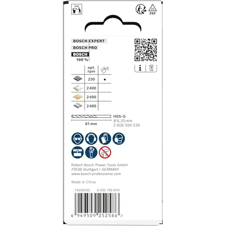 Bosch 1x Multi Material Lochsäge mit Adapter für Stahl, Trockenbauwand Ø 38 mm, Professional Zubehör Bohrmaschine – Bild 4