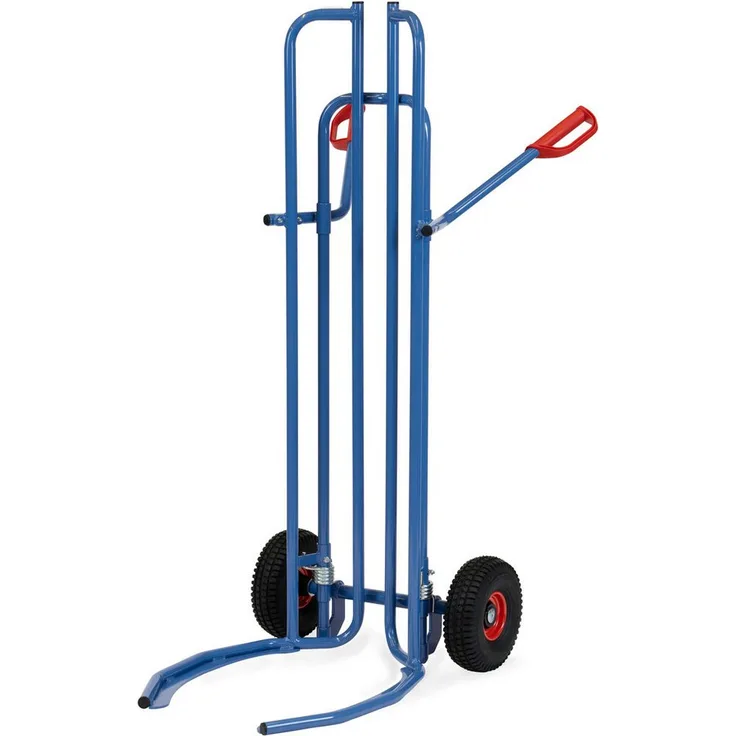 FETRA Sackkarre Reifenkarre 2035, Stahlrohr geschweißt, blau, für Reifen bis 860 mm Ø