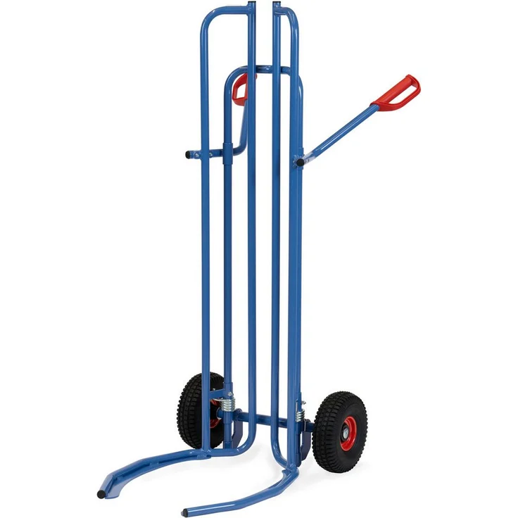 FETRA Sackkarre Reifenkarre 2035, Stahlrohr geschweißt, blau, für Reifen bis 860 mm Ø