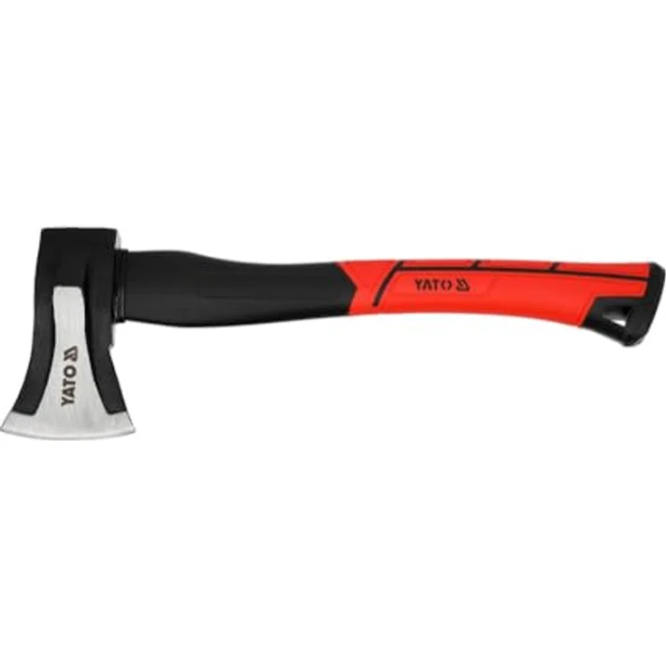 TRIZERATOP Spaltaxt, Handbeil 1000g aus gehärtetem C45-Stahl, mit glasfaserverstärktem Kunststoffgriff, ideal für Holzspaltung bis 18 cm – Bild 1