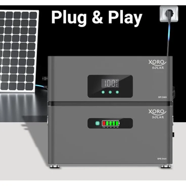 XORO SOLAR ATLAS-E PLUS 4.8 kWh, Hybrid-Energiespeichersystem mit PV-Anbindung und Notstromfunktion – Bild 2