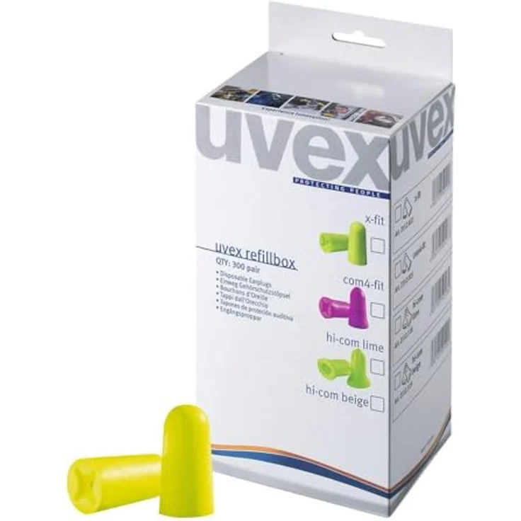 Gehörschutzstöpsel Uvex x-fit ohne Kordel 300 Paar – Bild 2