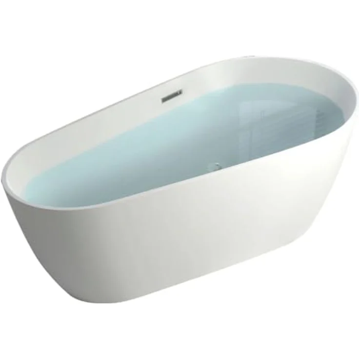 Sanotechnik Badewanne Chicago, freistehendes Model, Maße: 170x75x58cm, modernes Design mit hohem Komfort – Bild 1
