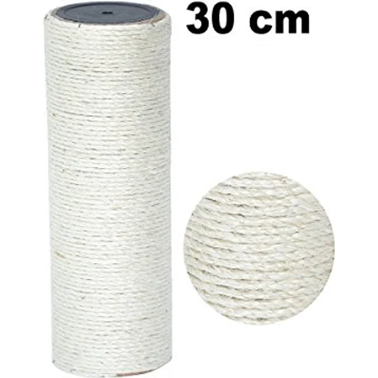 nanook Kratzbaum Ersatzstamm Sisalstamm - Durchmesser 11 cm Ø für Gewinde M8 - Länge 30 cm, passend für nanook Progamm Kratzbäume - Hartpappe / Sisal - 6 mm Sisaldicke – Bild 2