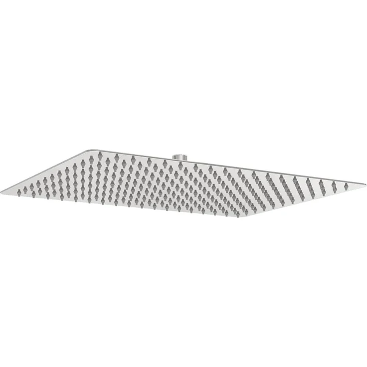 vidaXL Regenduschkopf Regenbrause Edelstahl 304 40x30 cm Rechteckig, Anti-Kalk-Düsen, Silikon, 216 Düsen, Wand- oder Deckenmontage, hochglanzpoliert – Bild 1