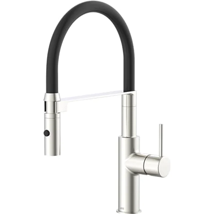 Lenz Küchenarmatur NALU, Flexible Pendelbrause mit 2 Strahlarten, Chrom – Bild 1