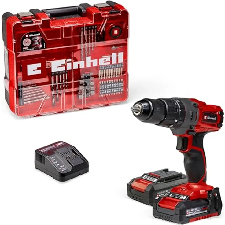 Einhell Akku-Schlagbohrschrauber TE-CD 18-2 Li-i (2x2,0 Ah) – Bild 2