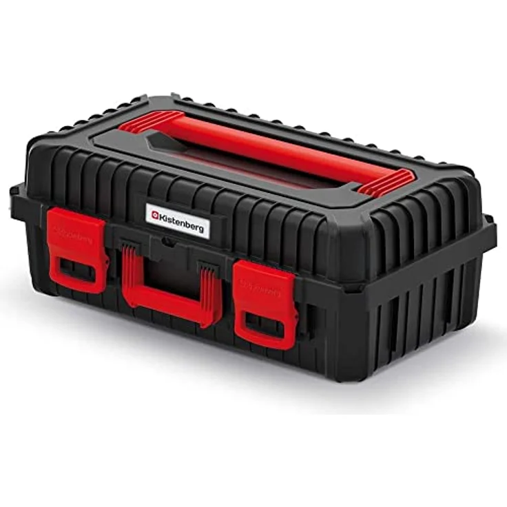 Werkzeugkoffer für Elektowerkzeuge Maschinenkoffer mit Schaumstoff-Einlage Ergonomischer Griff Kunststoff Schwarz 585 x 360 x 217mm (LxBxH) – Bild 1