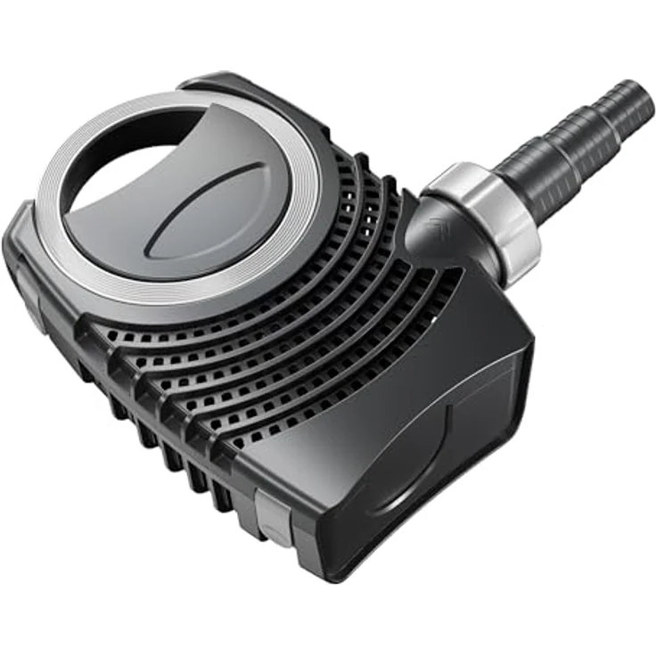 SunSun NEO-6000 SuperECO Teichpumpe, 6000 l/h, 40 W, Filter- und Bachlaufpumpe mit Skimmeranschluss – Bild 2