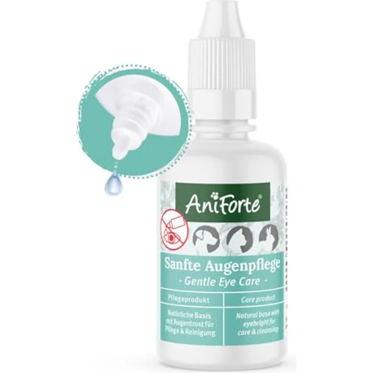 AniForte Sanfte Augenpflege 30ml - Augenreiniger für Hunde, Katzen & Kleintiere – Bild 2