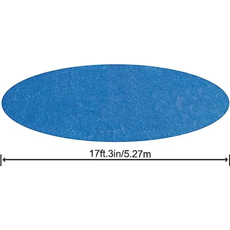 Bestway Flowclear Solarabdeckplane Ø 527 cm, für runde 549 cm Steel Pro Max, Power Steel und Power Steel Swim Vista Series Pools, blau – Bild 4