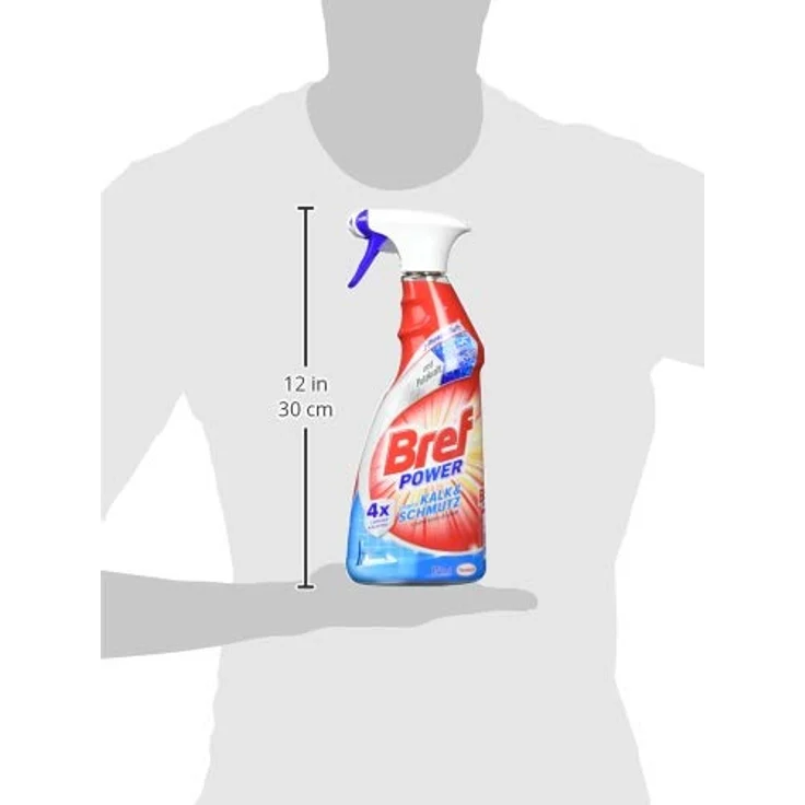 Henkel Bref Power Kalk & Schmutz, 750 ml - Kraft-Reiniger für Kalk und Schmutz, mit Kalk-Stop-Effekt – Bild 3