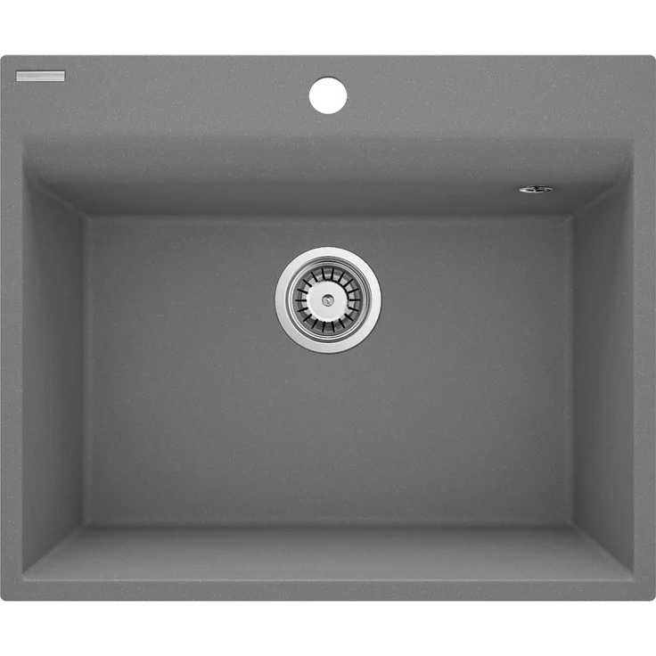 Deante 1-Kammer-Granit-Spülbecken - Schwarz - Hochwertiger Granit - Elegant und langlebig