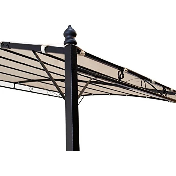 DEGAMO Pavillon-Ersatzdach MANTOVA, 300x250cm, PVC-beschichtet ecru – Bild 5