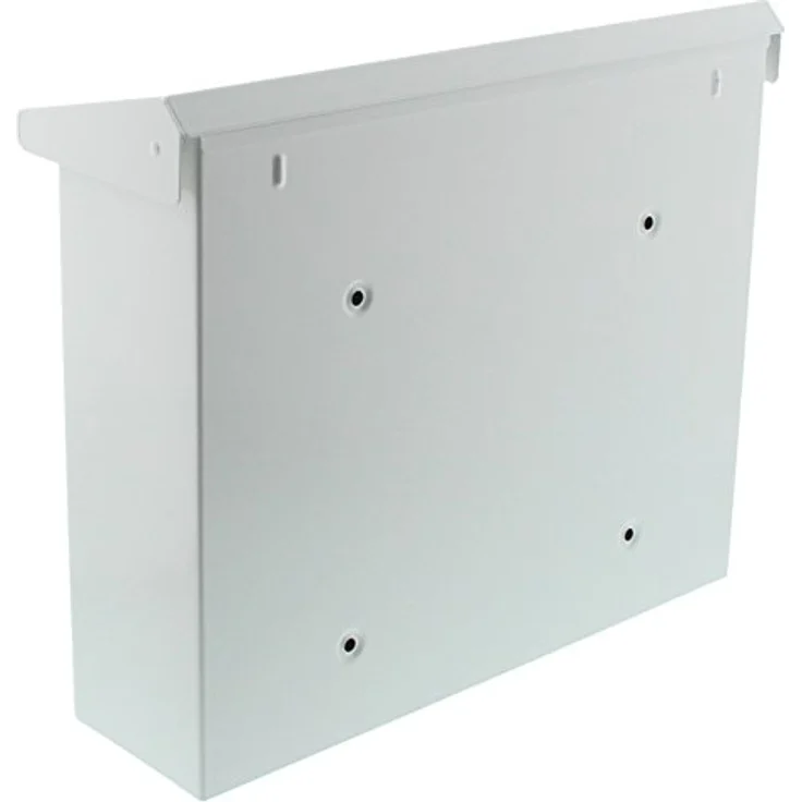 BURG-WÄCHTER Briefkasten, A4 Einwurf-Format, EU Norm EN 13724, Inkl. 2 Schlüsseln, Verzinkter Stahl, Journal 5867 W, Weiß – Bild 2