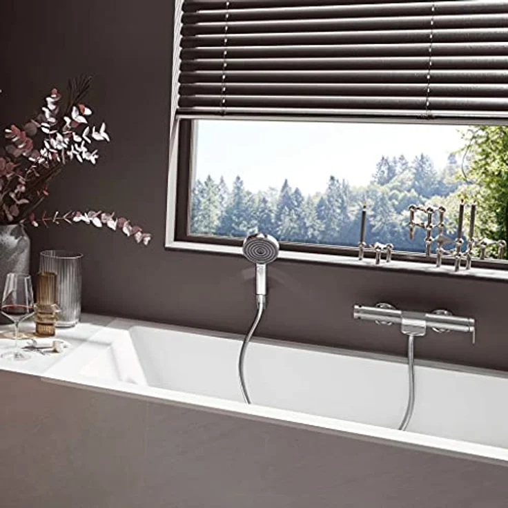 Hansgrohe Vivenis Einhebel-Wannenmischer Aufputz, 19,4 l/min Durchflussmenge, Chrom – Bild 3