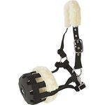 Kerbl 3222143 Maulkorb Teddyfleece, Nylon, schwarz, Pony