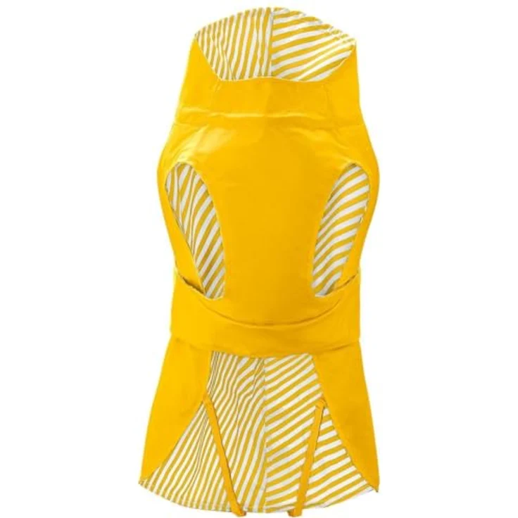 HUNTER Mantel Milford Regenmantel für Hunde, leichter windabweisender und wasserfester Regenmantel, gelb – Bild 3