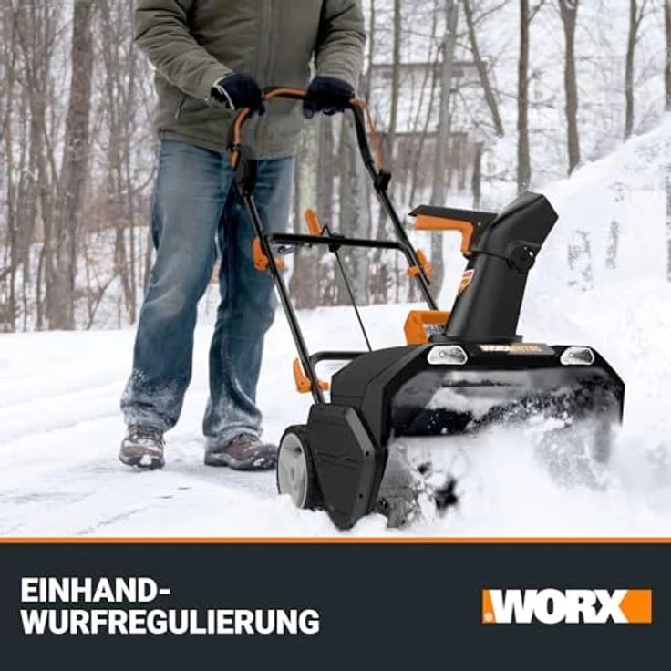 Worx Nitro WG471E, Akku-Schneefräse 40V mit 51 cm Räumbreite, bürstenloser Motor, leise und leistungsstark – Bild 5