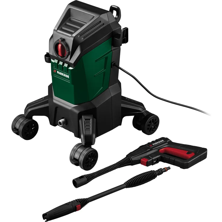PARKSIDE® Hochdruckreiniger »PHDF 150 A1«, 3 Funktionen, 2000 W, 150 bar, mit 12 m Reichweite und Auto-Start-Stopp-System