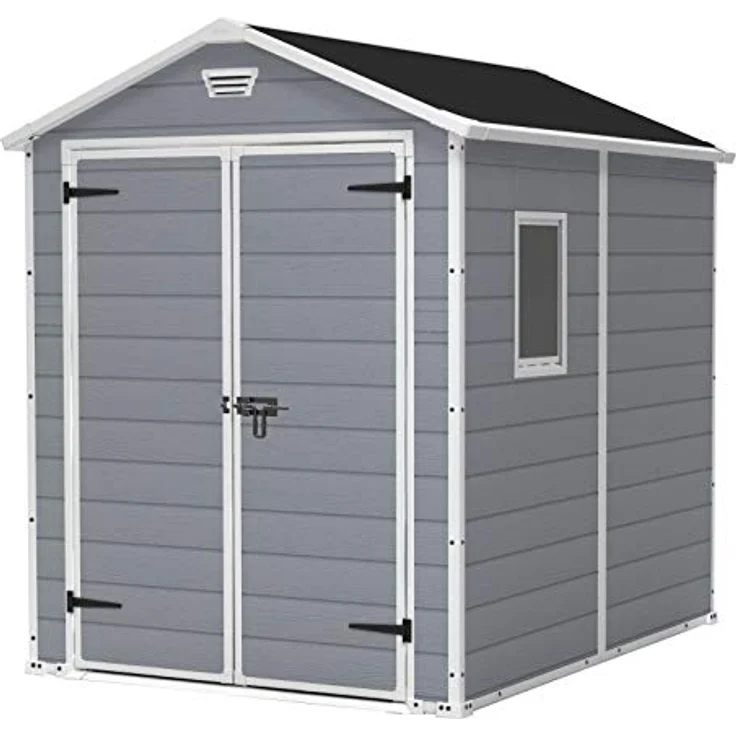 Keter Gerätehaus Manor 6x8 DD, Grau, 7,6 m³ – Bild 2