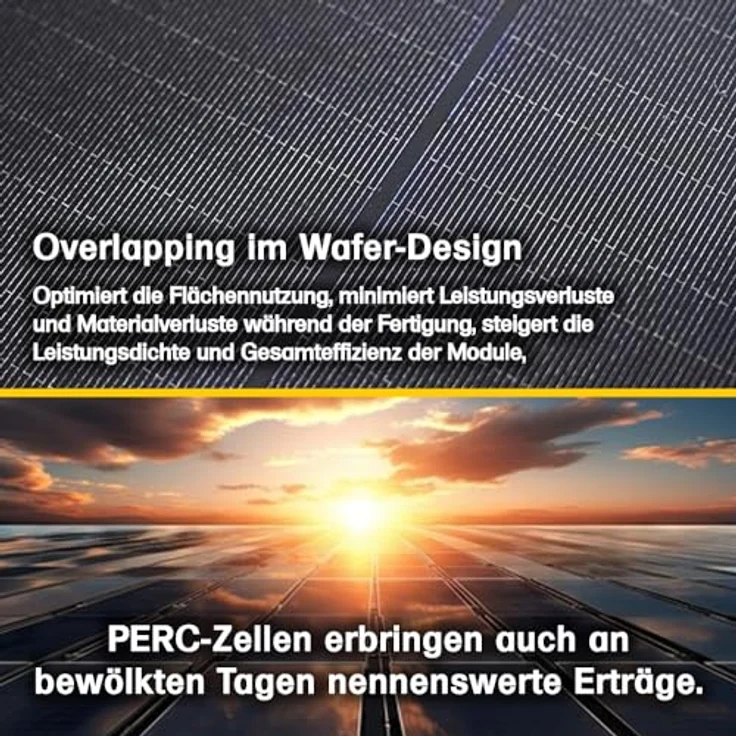 Offgridtec OLP 100W Solarpanel 12V Schindeltechnologie PERC V2, optimierte Leistung und flexibles Design in schwarz – Bild 3