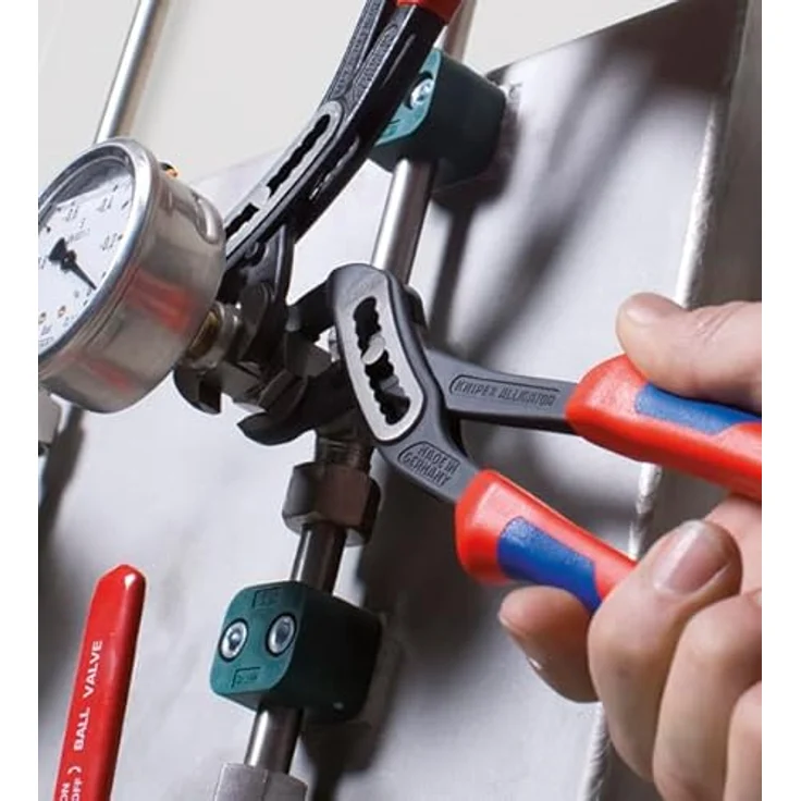 KNIPEX 88 02 180 Alligator Wasserpumpenzange schwarz atramentiert mit Mehrkomponenten-Hüllen 180 mm – Bild 5