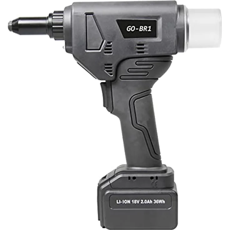 GOEBEL®- Akku Nieter Blindnietgerät Nietgerät GO-BR1 3,0/3,2/4,0/4,8/5,0 mm Blindniete Setzwerkzeug Setzgerät Akkunieter Blindnietsetzgerät Handnietmaschine Niet Nietmaschine Nietpistole