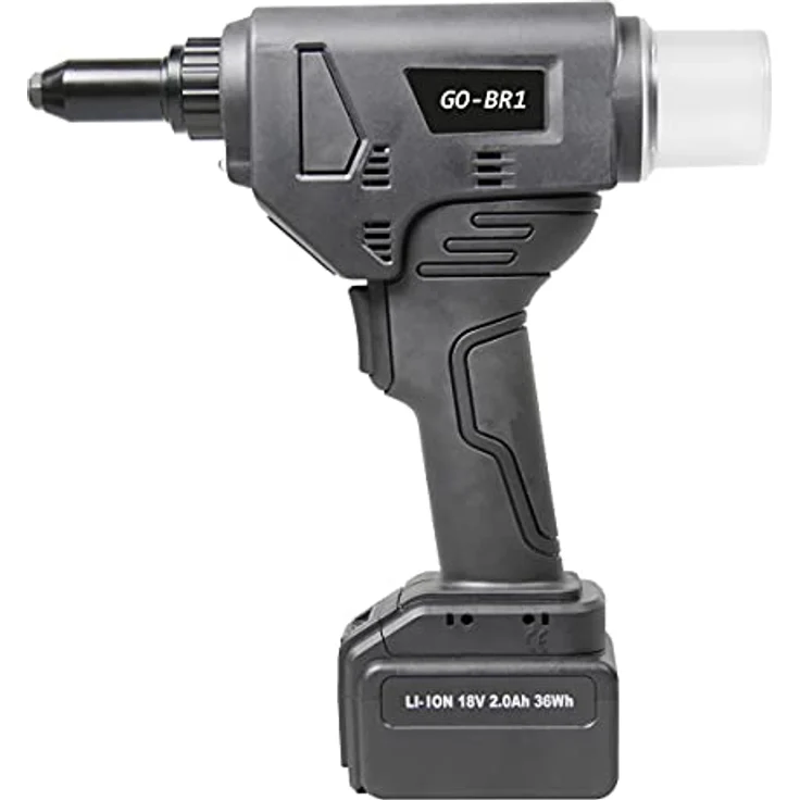 GOEBEL®- Akku Nieter Blindnietgerät Nietgerät GO-BR1 3,0/3,2/4,0/4,8/5,0 mm Blindniete Setzwerkzeug Setzgerät Akkunieter Blindnietsetzgerät Handnietmaschine Niet Nietmaschine Nietpistole – Bild 1