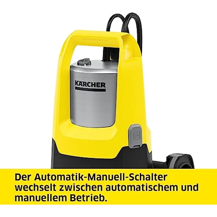 Kärcher SP 22.000 Dirt Level Sensor Schmutzwasser-Tauchpumpe, Fördermenge: 22.000 l/h, Eintauchtiefe: max. 7 m, Schmutzwasserpartikelgröße: max. 30 mm, Restwasserhöhe: 35 mm, Druck: 0,8 bar – Bild 5
