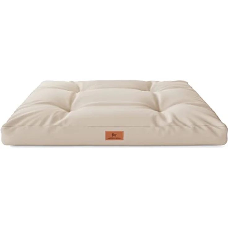 Knuffelwuff Hundekissen Gatsby aus Oxford-Gewebe 65 x 90cm Beige - rutschfeste Unterboden - leicht zu reinigen – Bild 2