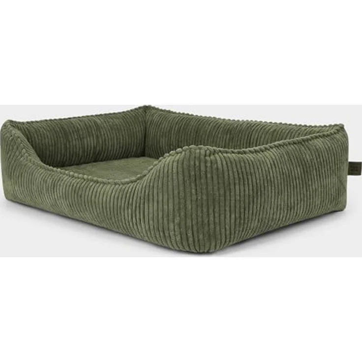PAW WOW Anton Hundebett | Orthopädisches Hundekissen für kleine und mittelgroße Hunde (Olive, 80x60cm) – Bild 2