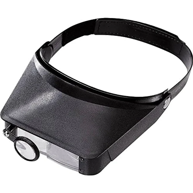 Basetech 2266930 2266930 Kopflupe Vergrößerungsfaktor: 1.8 x, 2.3 x, 3.7 x, 4.8 x Schwarz – Bild 1