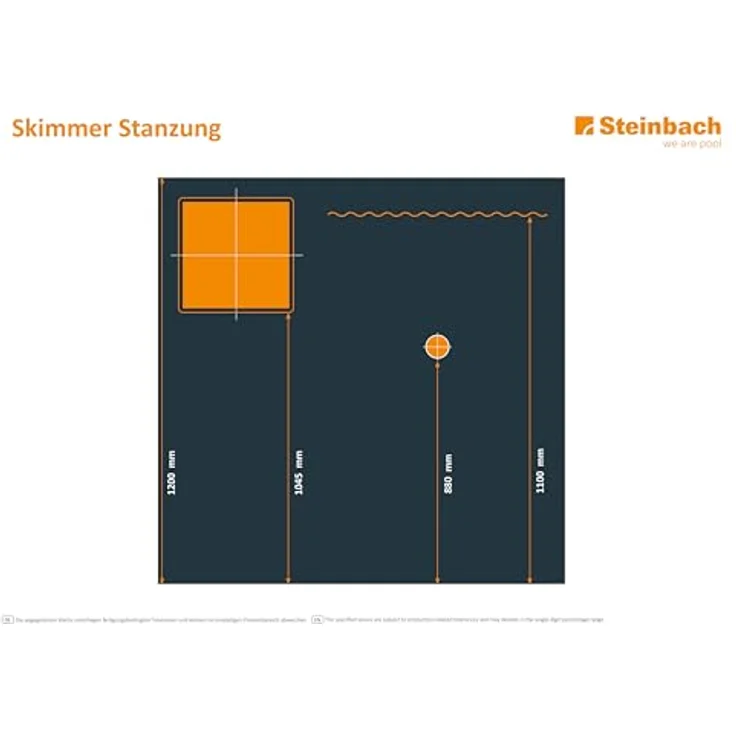 Steinbach Stahlwandpool Set Nuovo weiß, 550 x 366 x 120 cm – Bild 5