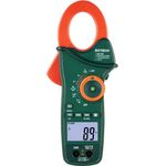 Extech Spannungsprüfer Extech EX840A Stromzange digital IR-Thermometer CAT IV 600 V A, (Extech EX840A) mit integriertem Infrarot-Thermometer, blau