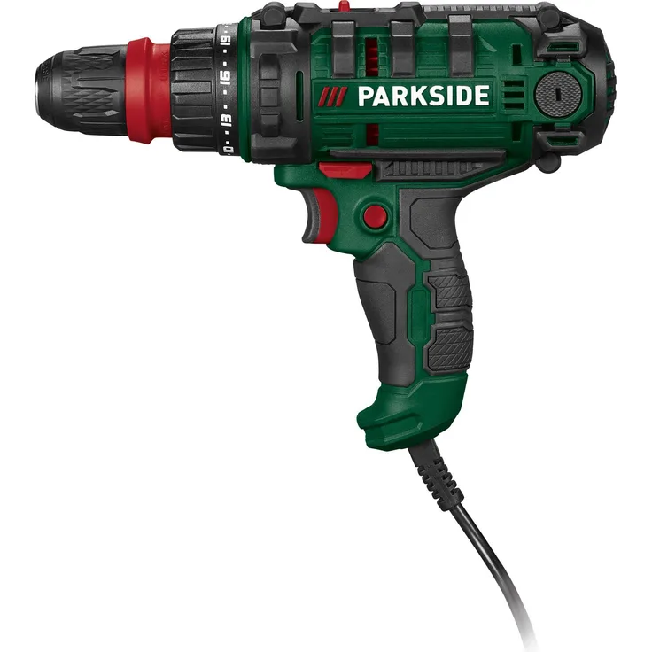 PARKSIDE® 2-Gang Netzbohrschrauber »PNS 300 B3«, kraftvoller Motor mit Softgrip-Ausstattung, 40 Nm Max. Drehmoment, werkzeugloser Wechsel, Kunststoff