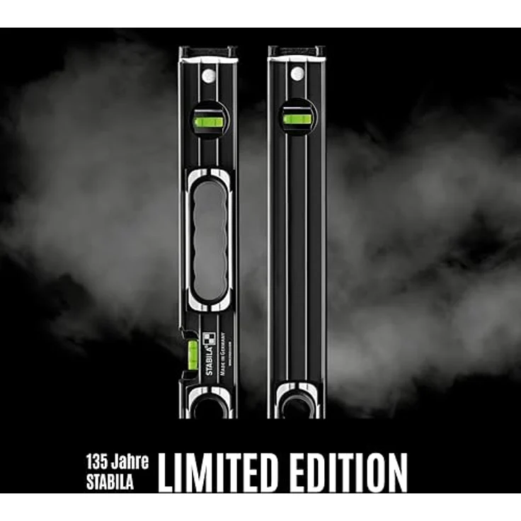 Stabila Wasserwaagen-Set 196-2 Dark Shadow, 2-teilig: 61 cm, 122 cm, Anthrazit-Mattbeschichtung – Bild 2