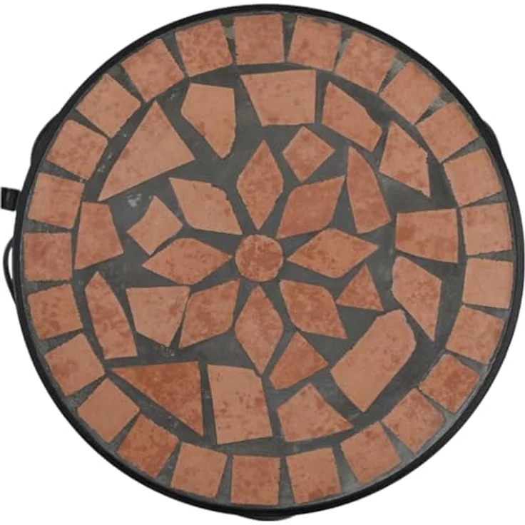 vidaXL Blumenständer, Pflanzenständer 3 Stk. Terrakotta Keramik mit Mosaik-Design – Bild 6