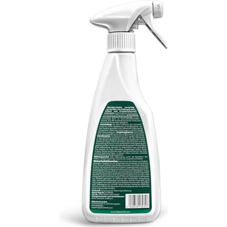 Silberkraft Milbenspray für Hamster, hochwirksames Milbenmittel mit Langzeitschutz, 500 ml – Made in Germany – Bild 9