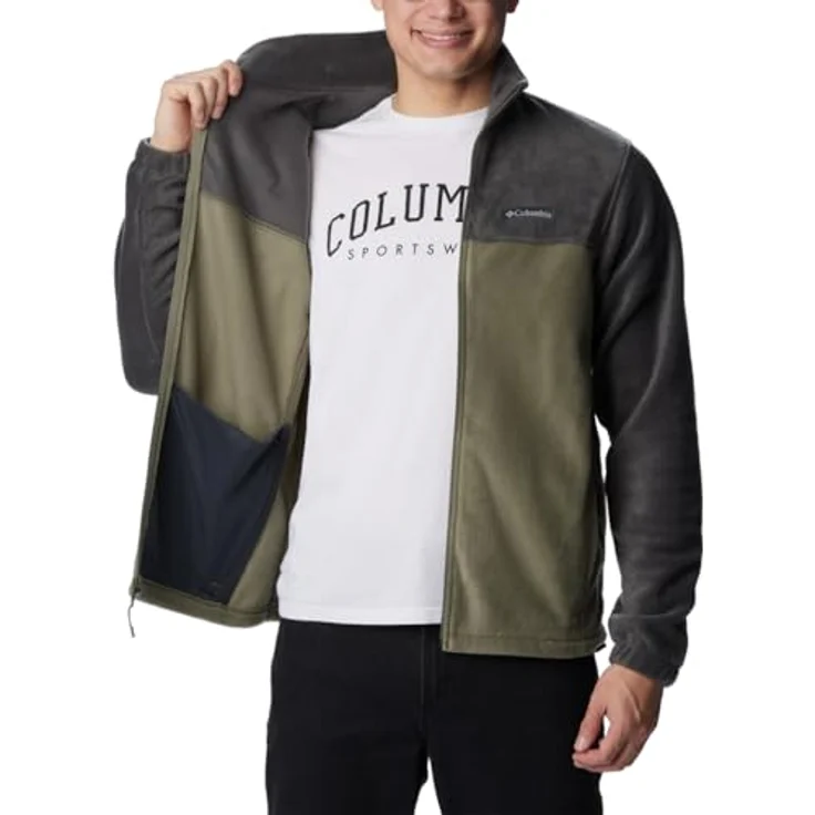 Columbia Fleecejacke Steens Mountain™ Full Zip 2.0, 250g Fleece, klassischer Reißverschluss-Stil, Handtaschen mit Reißverschluss, schwarz – Bild 8