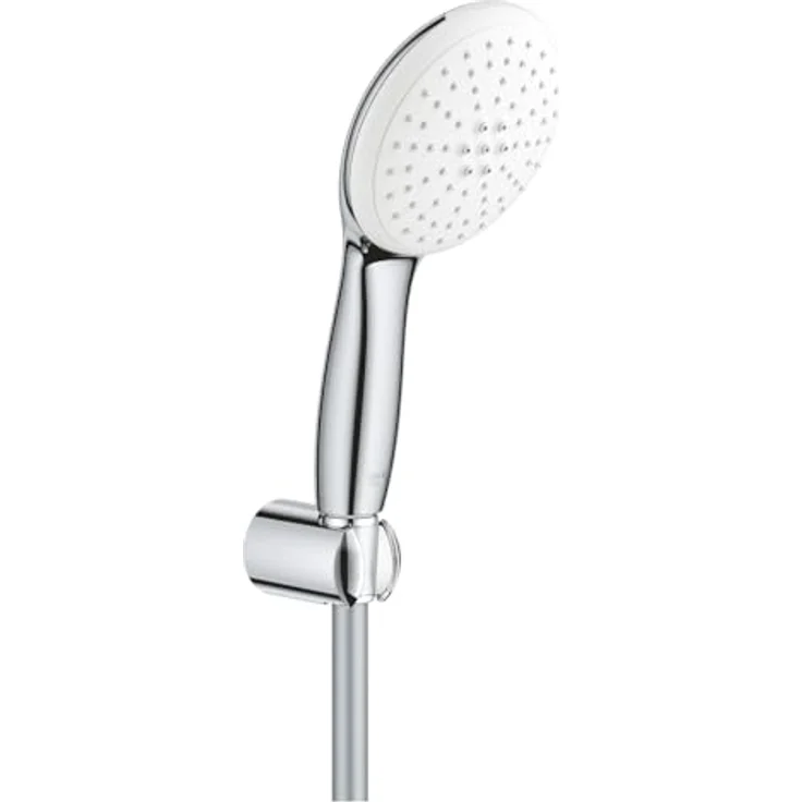 Grohe Tempesta 110 Duscharmatur, Handbrause mit 125 cm Schlauch, ShockProof Silikonring und zwei Strahlarten – Bild 3